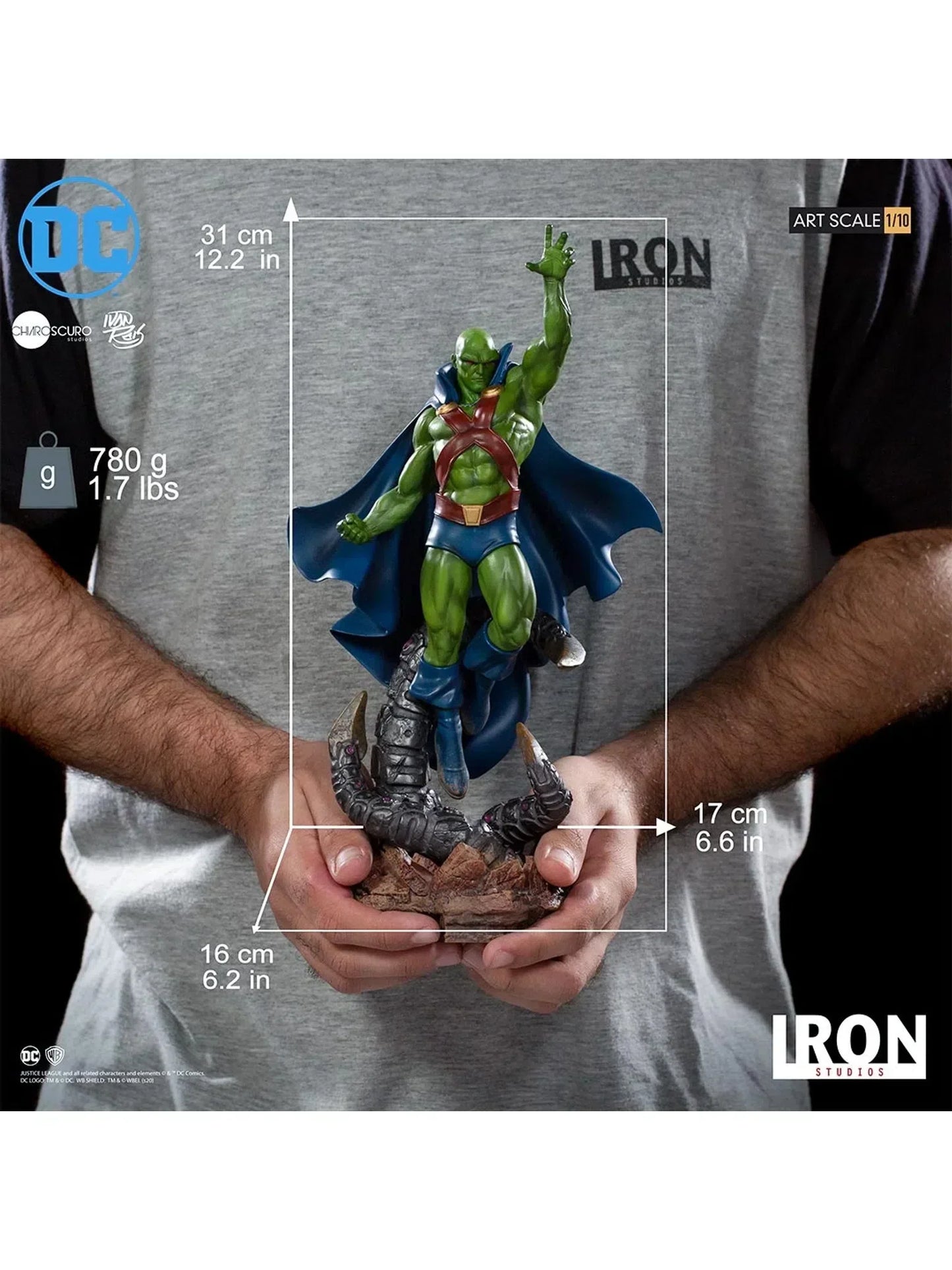 Marsianischer Mannjäger von Iron Studios