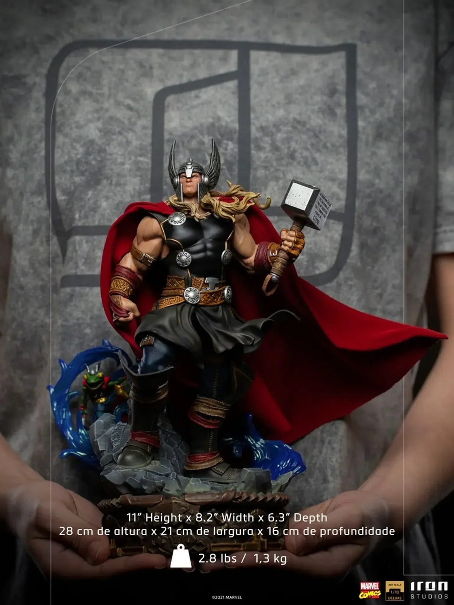 Thor Unleashed Deluxe 1:10 Maßstab Statue von Iron Studios