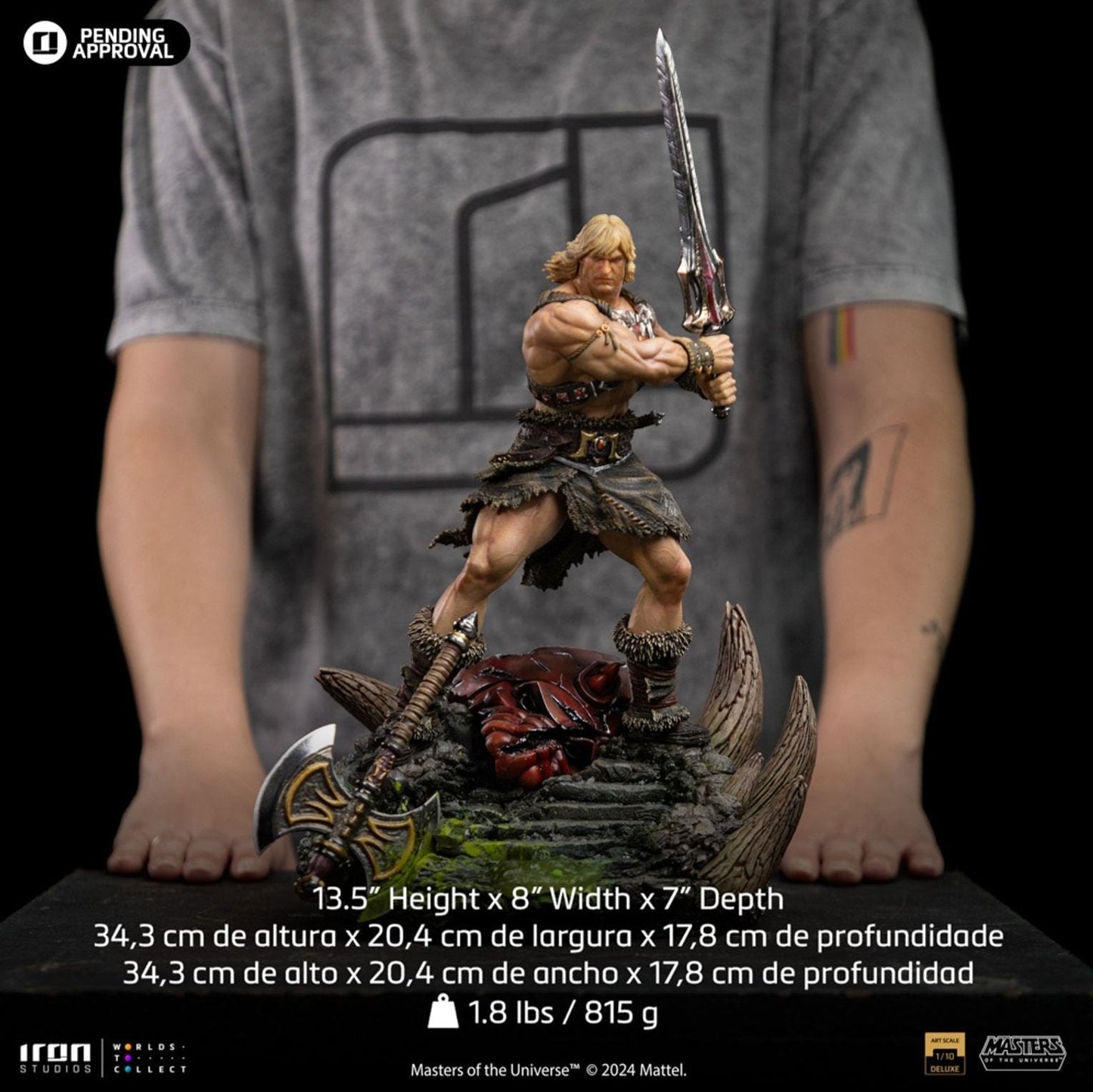 He-Man Entfesselt (Masters of the Universe) 1/10 Statue von Iron Studios