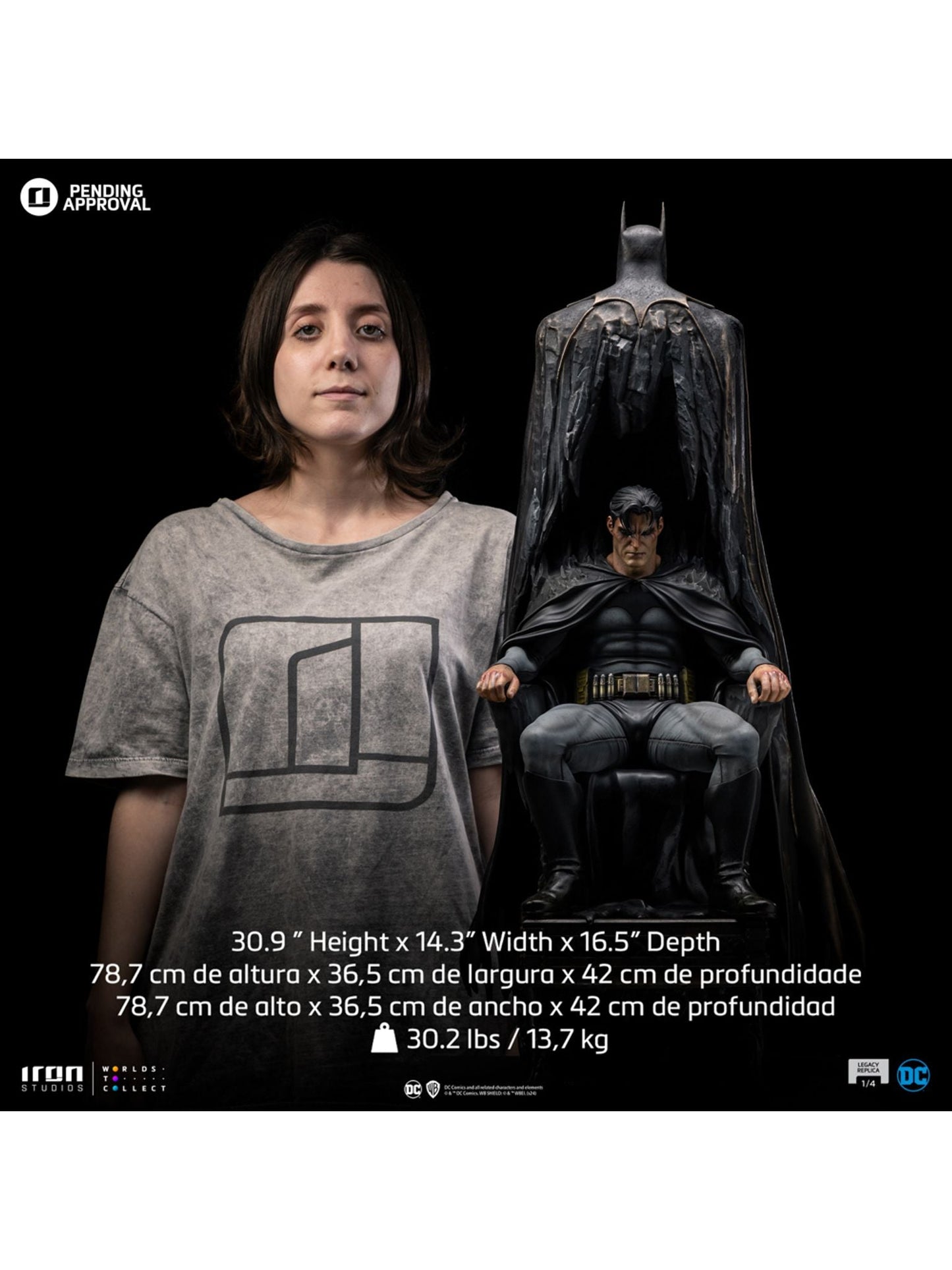 Batman Identität - Legacy Replica 1/4 Statue von Iron Studios