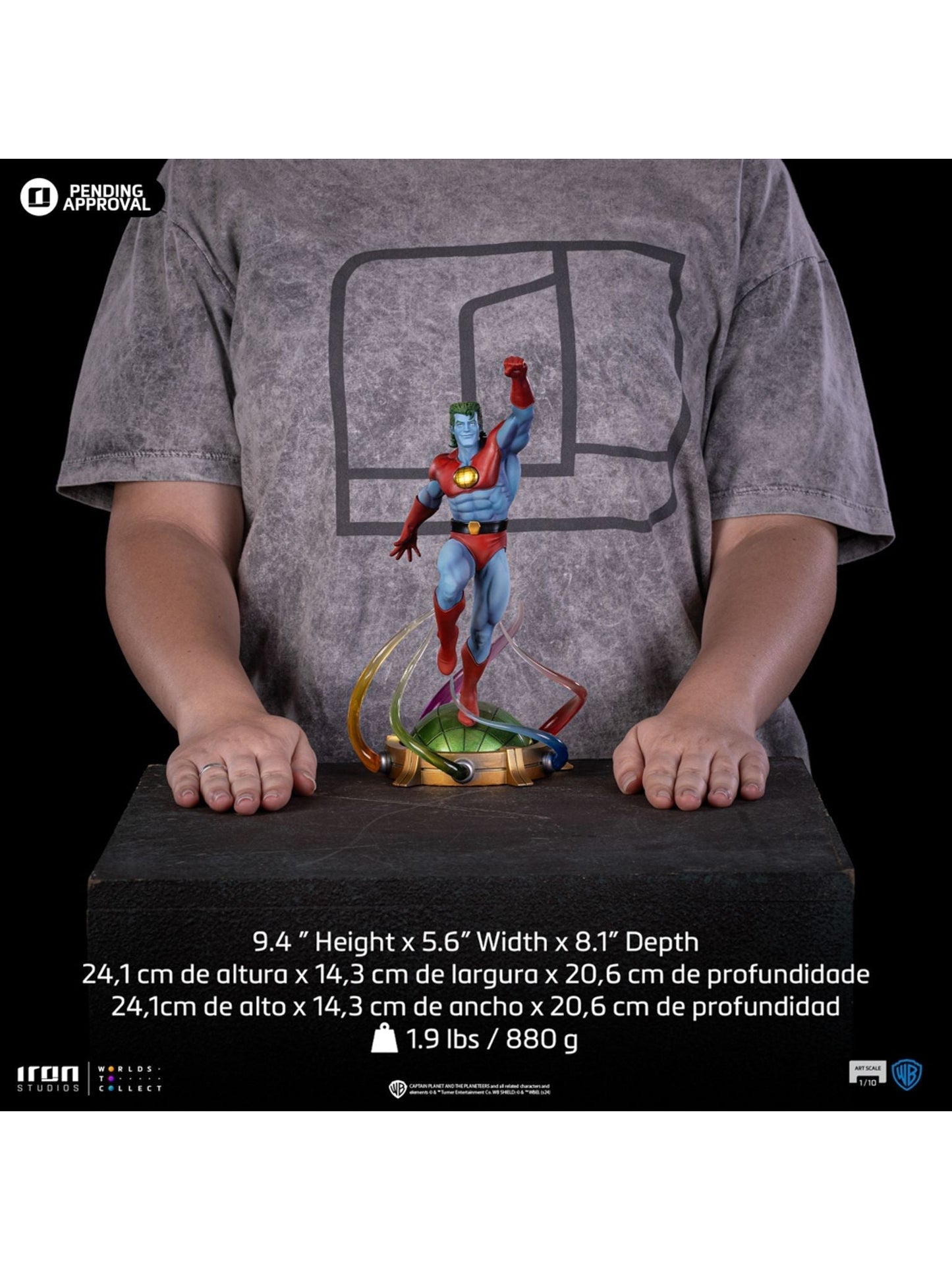 Captain Planet (Captain Planet und die Planeteers) 1/10 Art Scale Statue von Iron Studios