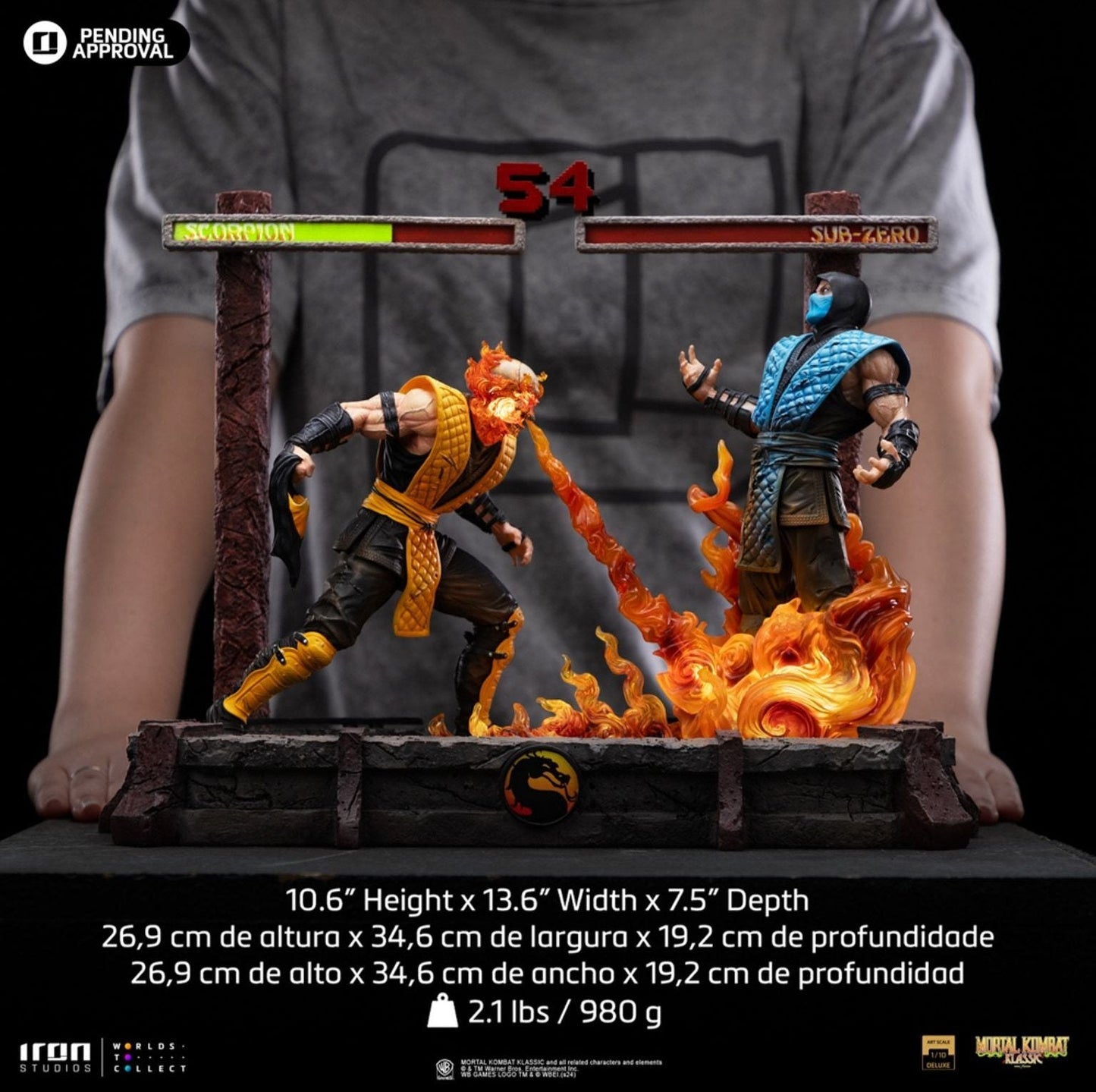 Scorpion Fatality (Mortal Kombat) Kunstmaßstab 1/10 von Iron Studios