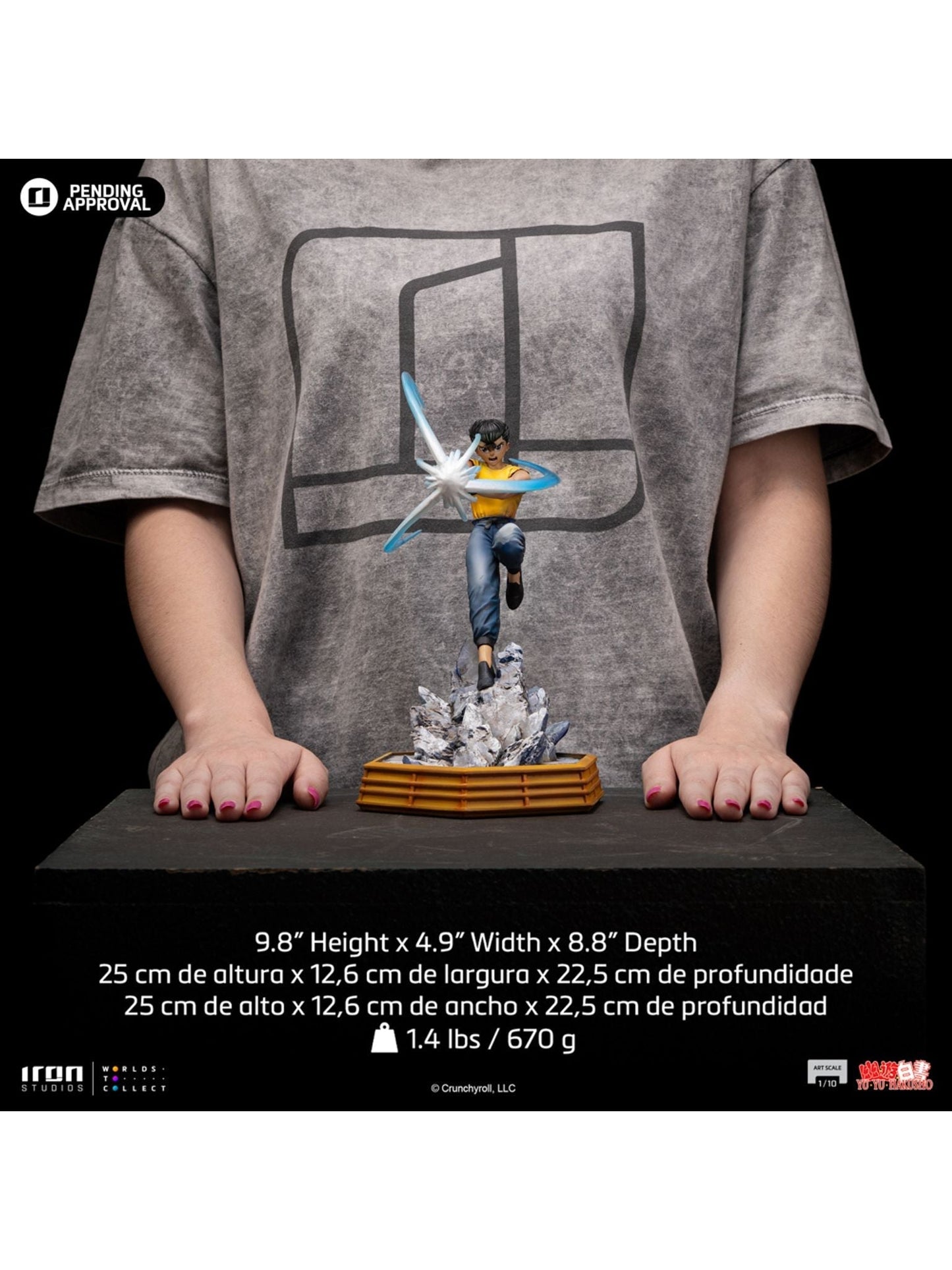 Yusuke Urameshi (Yuyu Hakusho) Art Scale 1/10 Statue von Iron Studios