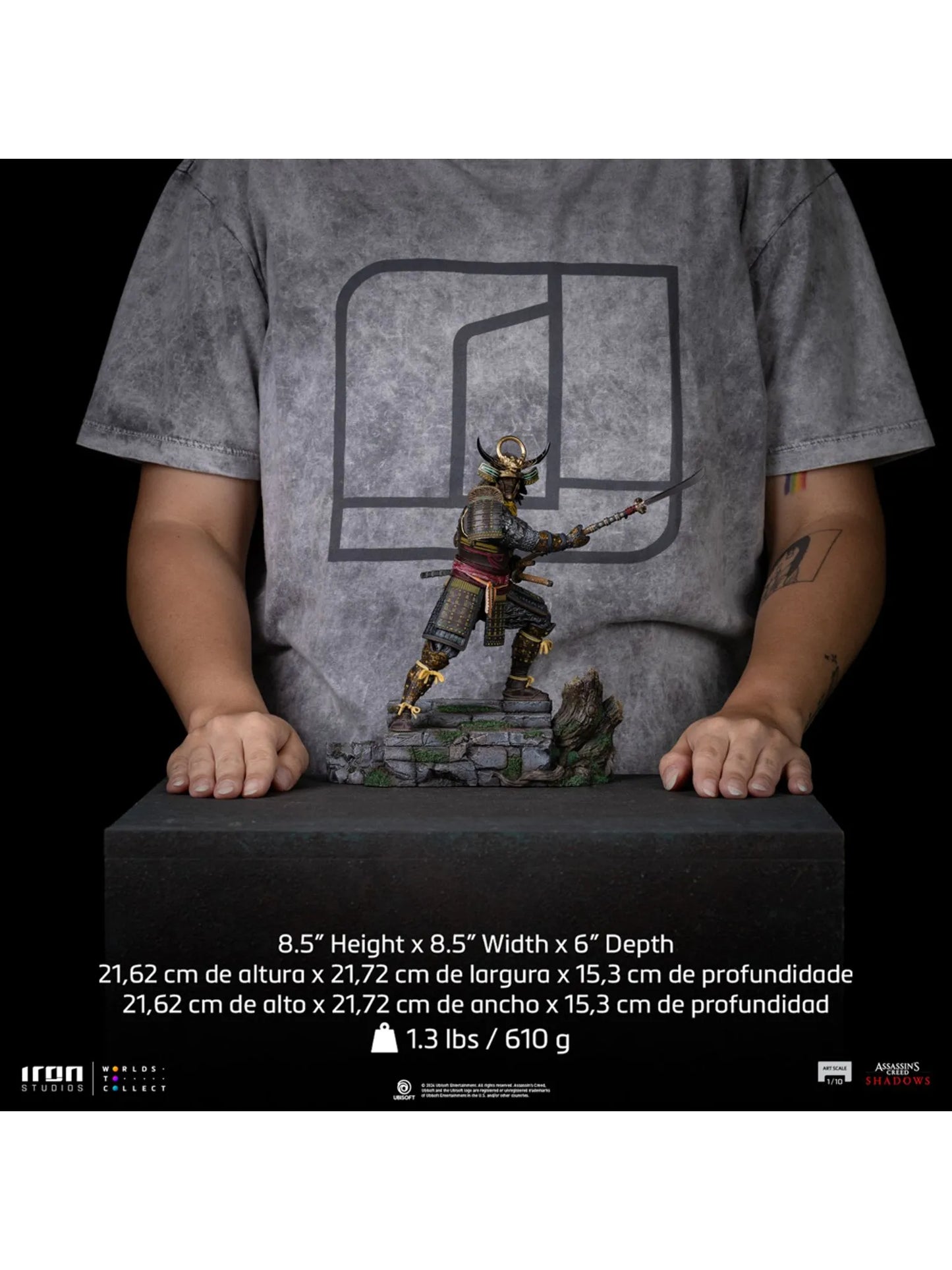 Yasuke - Assassin's Creed Shadows Statue von Iron Studios