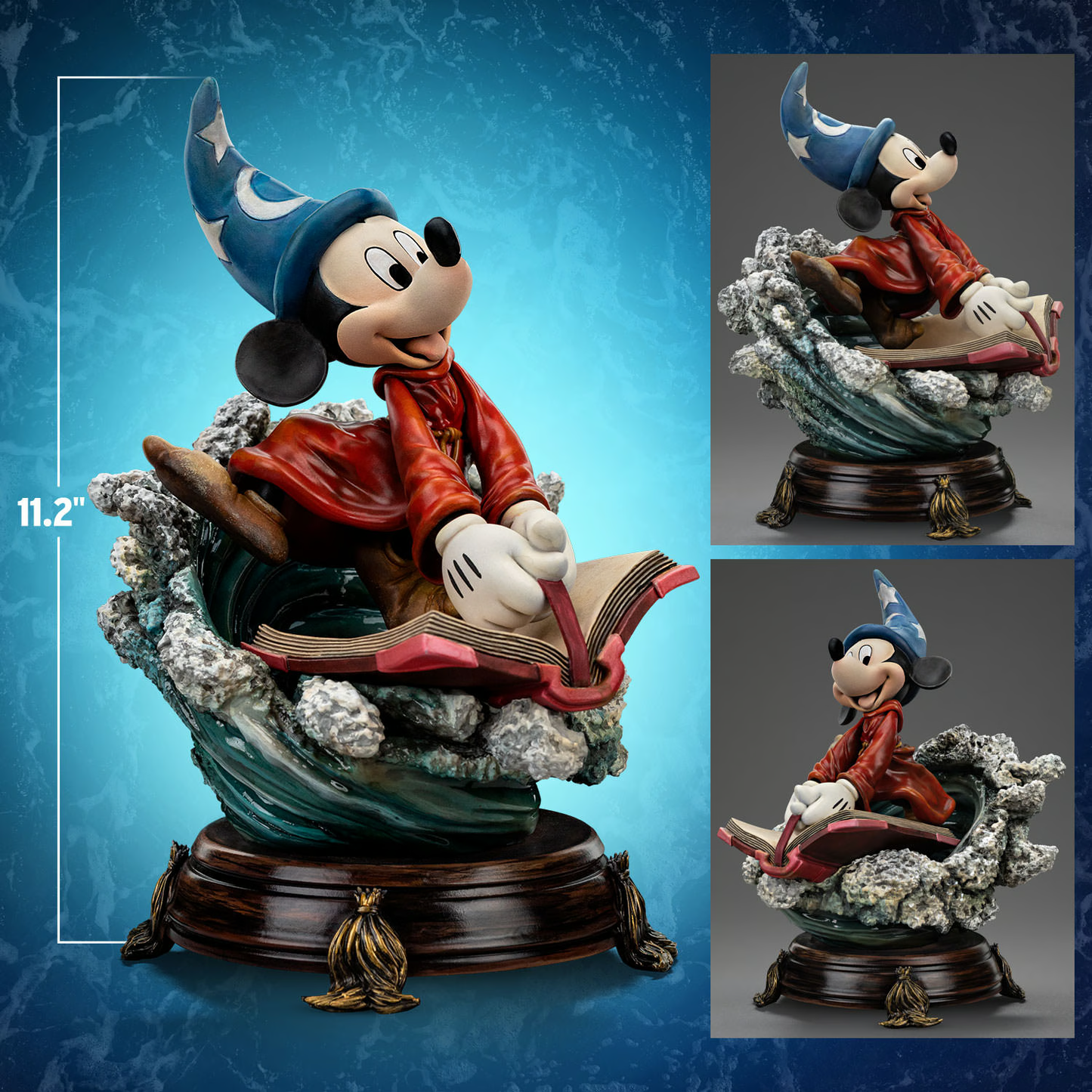 Sorcerer Mickey Deluxe Statue von Iron Studios