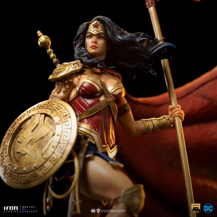 Wonder Woman Unleashed Deluxe DC Comics Art Scale 1/10 Statue von Iron Studios