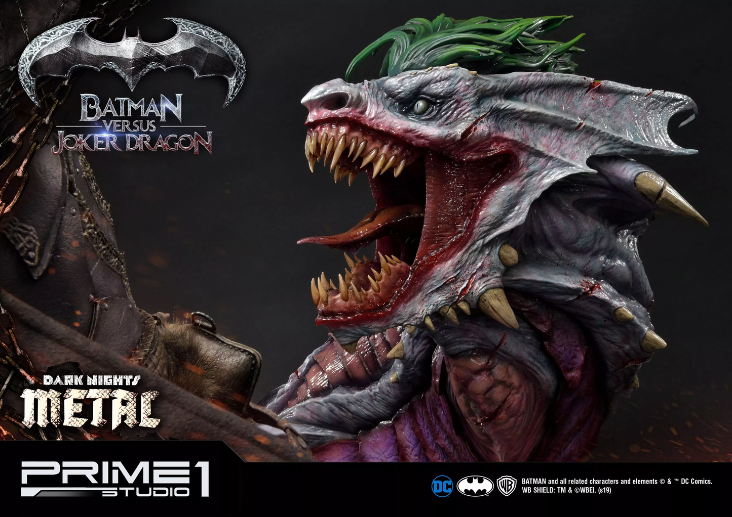 Batman VS Joker Drache DX Statue von Prime 1 Studio