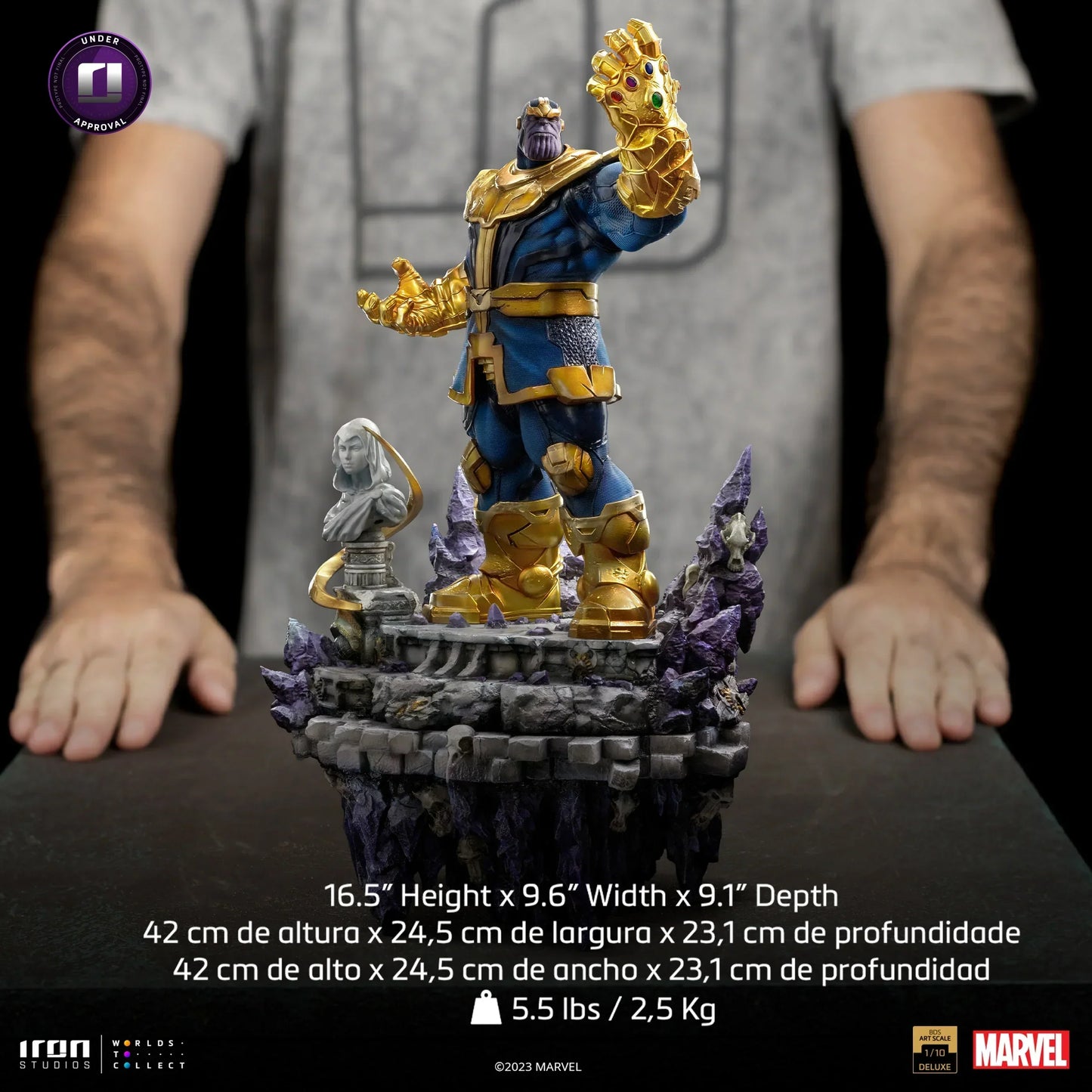 Thanos Infinity Gauntlet Diorama Deluxe von Iron Studios
