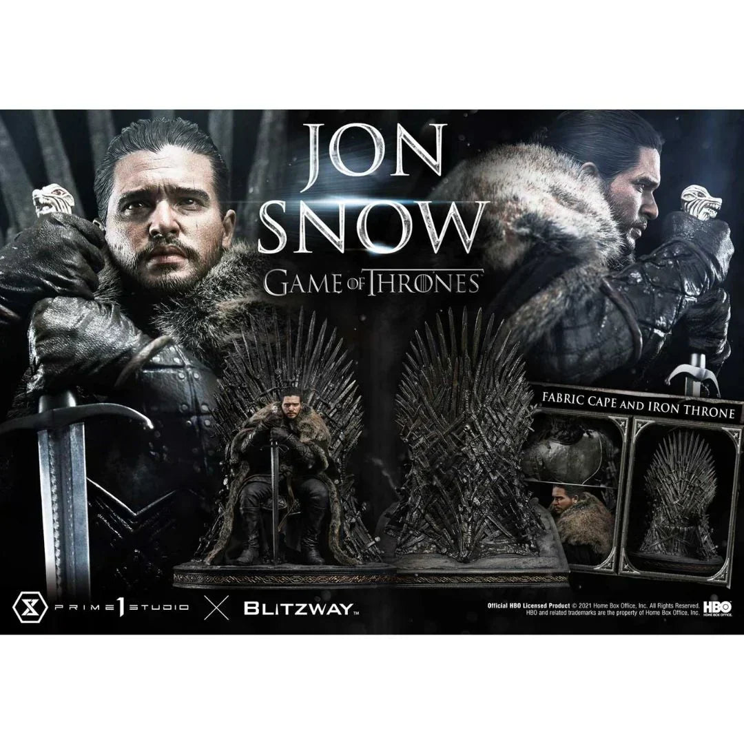 Game Of Thrones Jon Snow 1/4 Skala Figur von Prime1 Studios