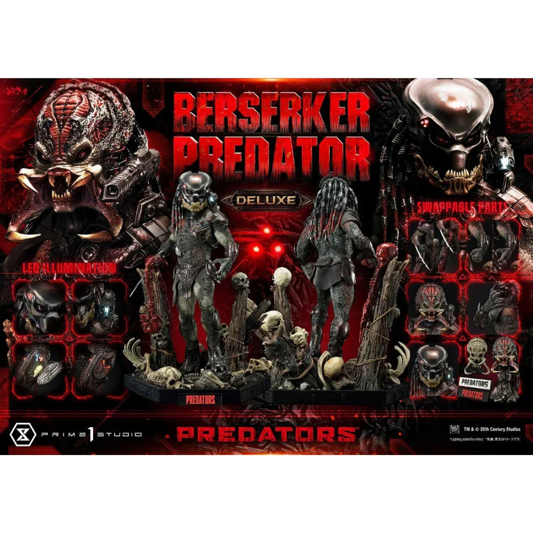 Predators (Film) Berserker Predator DX Bonus Version Statue von Prime 1 Studio