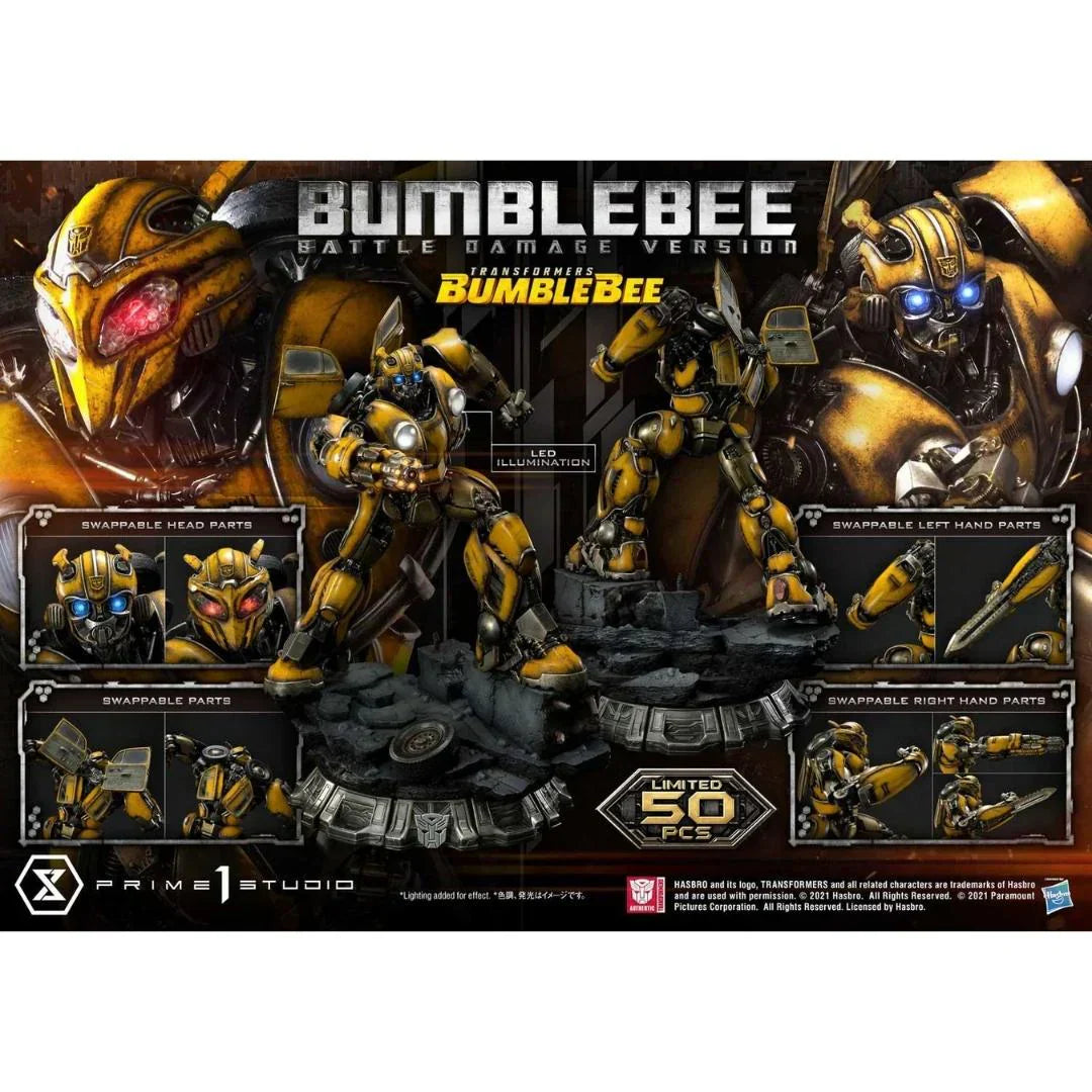 Bumblebee Kampfgeschädigte Version Statue von Prime 1 Studio