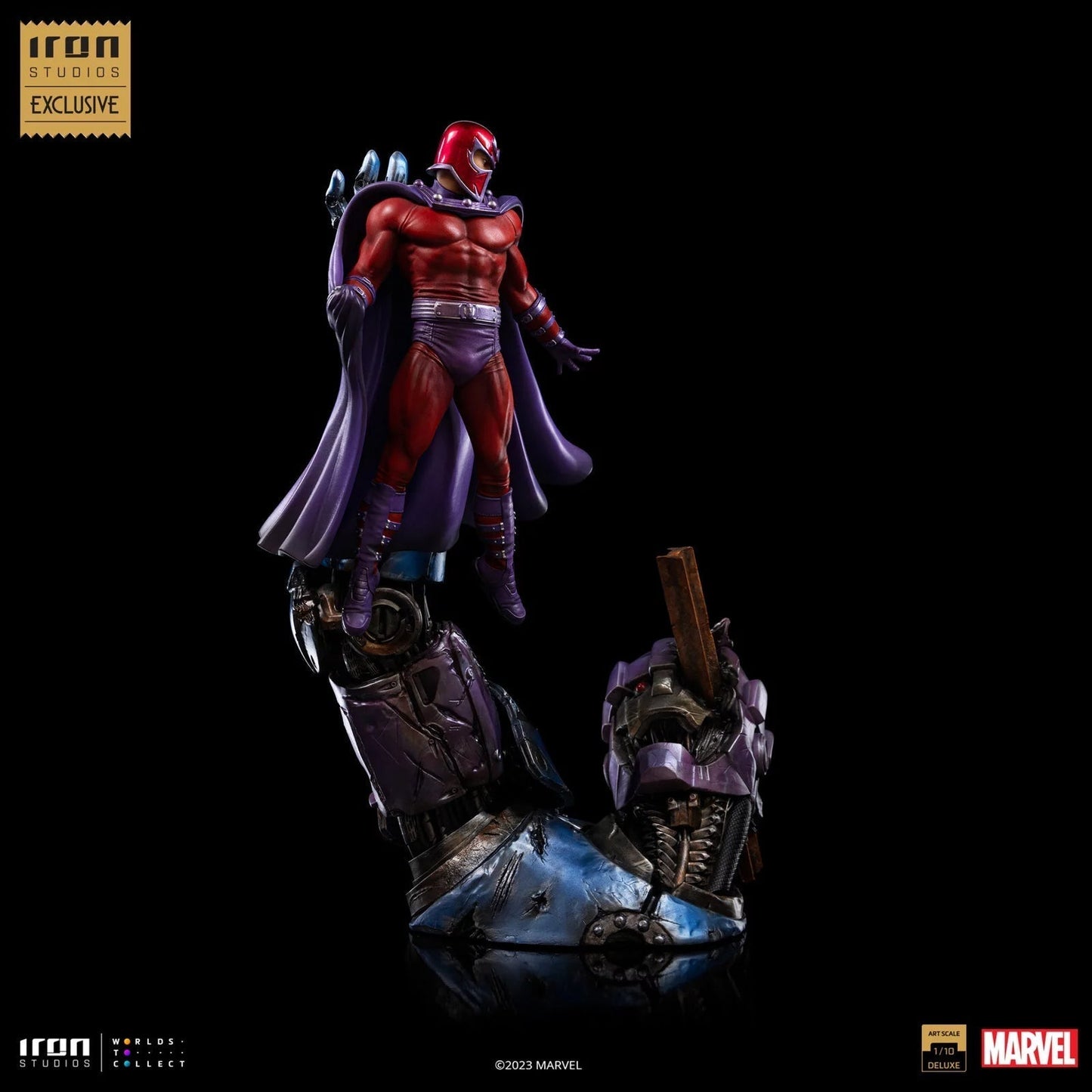 Magneto vs Sentinel CCXP Exklusiv 1/10 Maßstab Diorama von Iron Studios