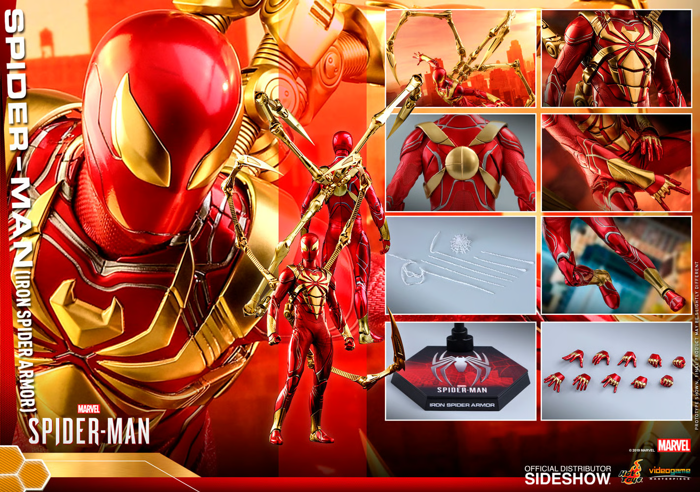 Spider-Man (Iron Spider Armor) Sixth Scale Figur von Hot Toys