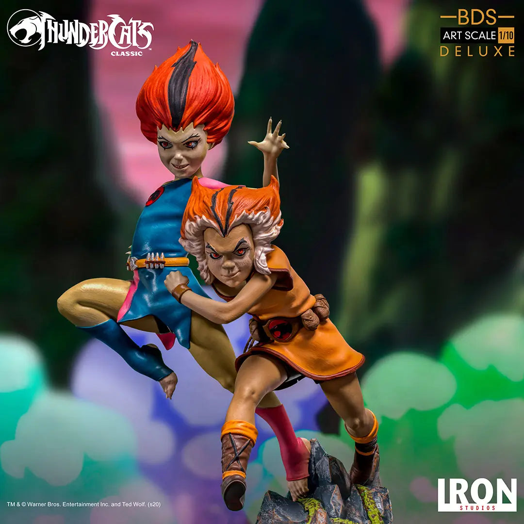 Wilykit & Wilykat Thundercats Bds Art Scale 1/10 Statue von Iron Studios