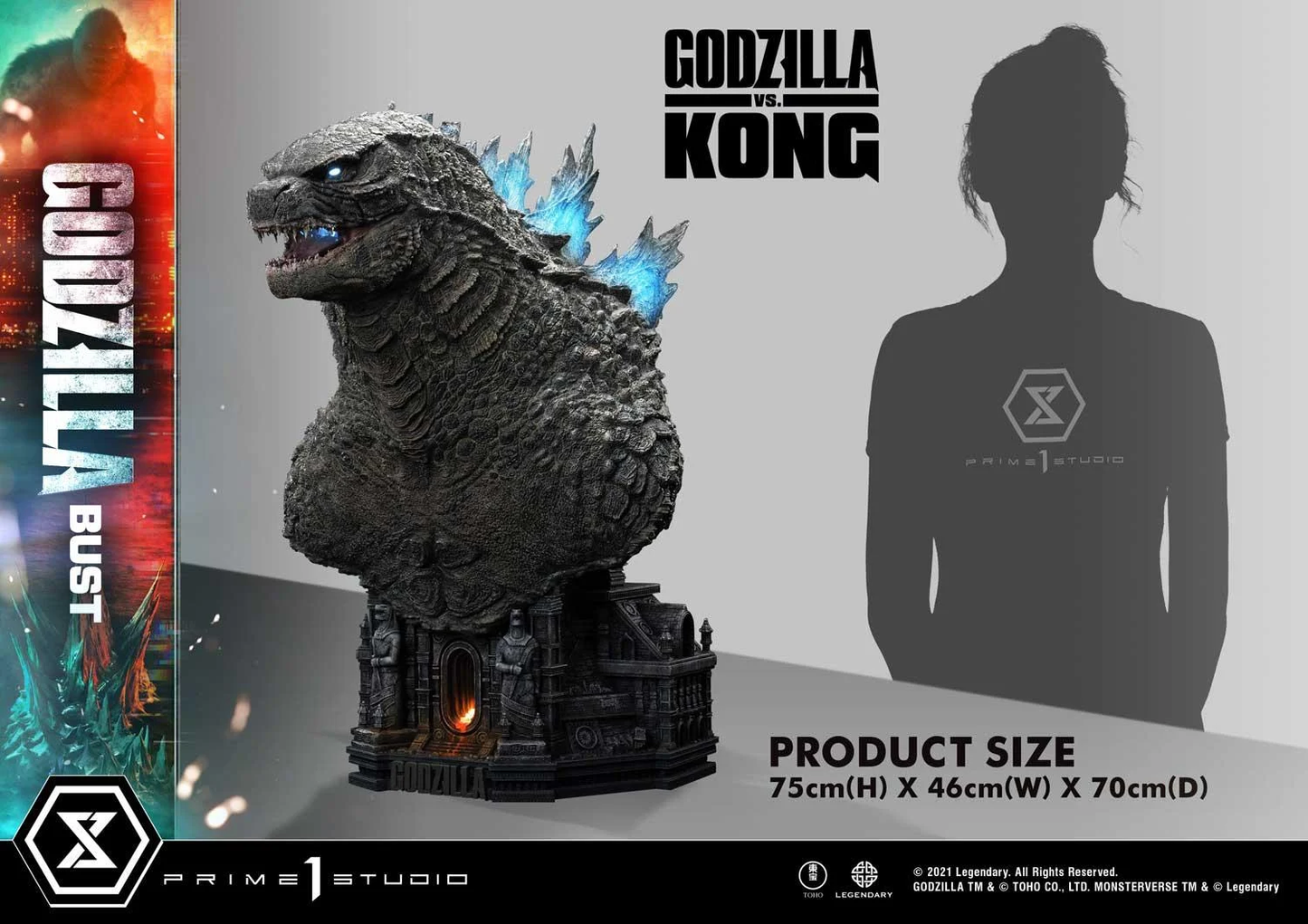 Godzilla-Büste von Prime 1 Studio