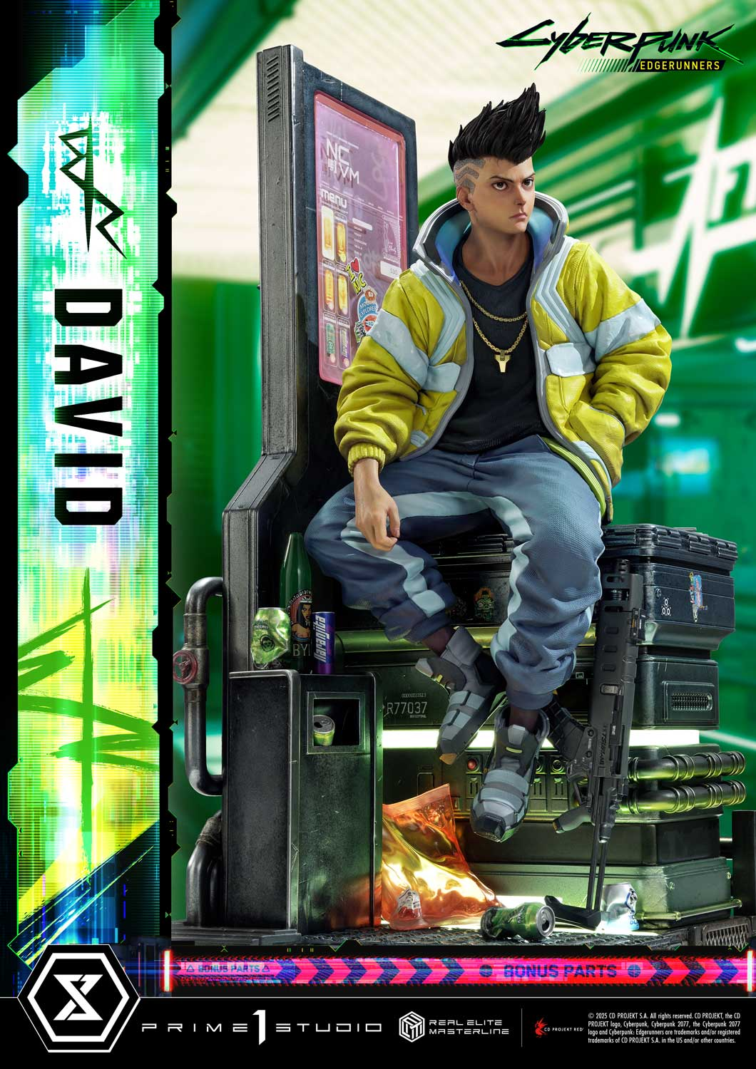 Cyberpunk Edgerunners David DX Bonus Version von Prime 1 Studio