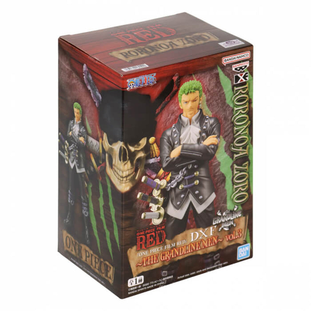 One Piece Film: Red Roronoa Zoro Die Grandline Männer Vol. 3 DXF Statue von Banpresto