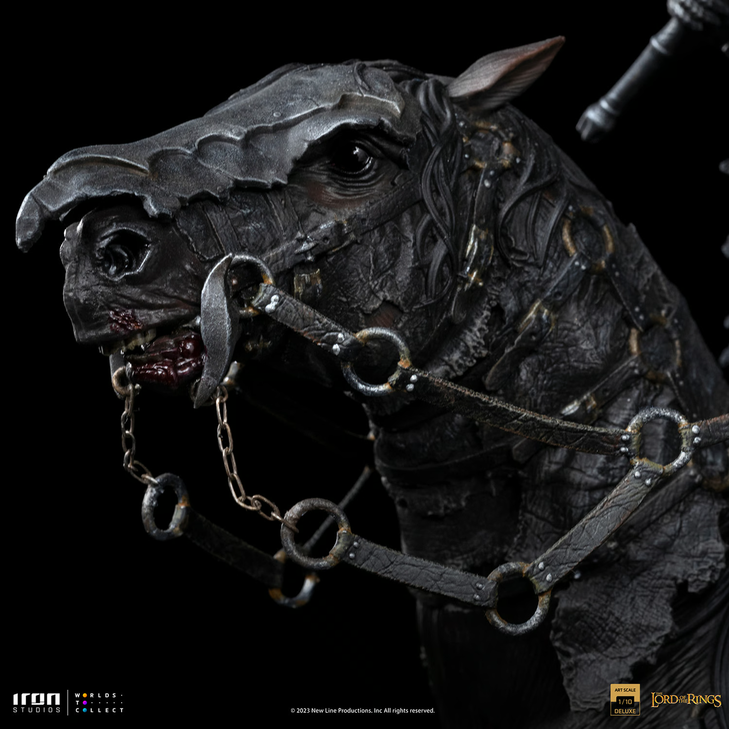Nazgûl auf Pferd Deluxe Die Herr der Ringe Art Scale Statue