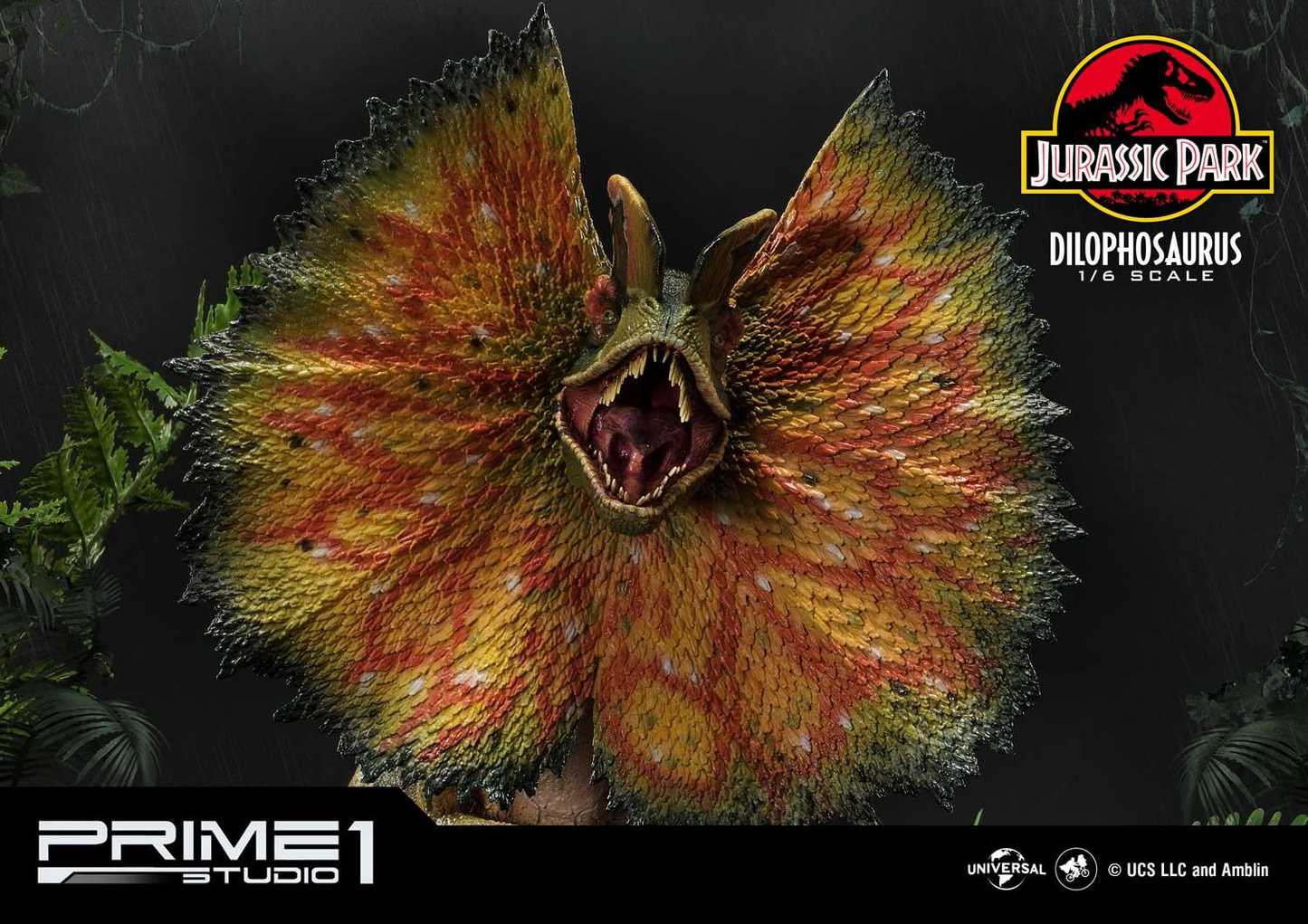 Jurassic Park Dilophosaurus Bonus-Version von Prime 1 Studio