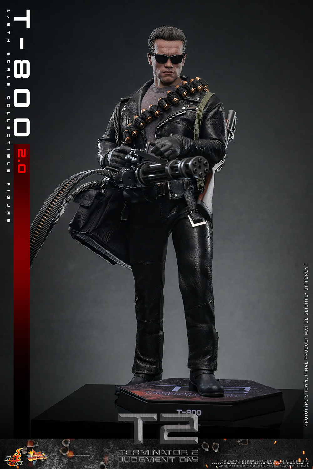 T-800 (2.0) Sechster Maßstab Figur von Hot Toys