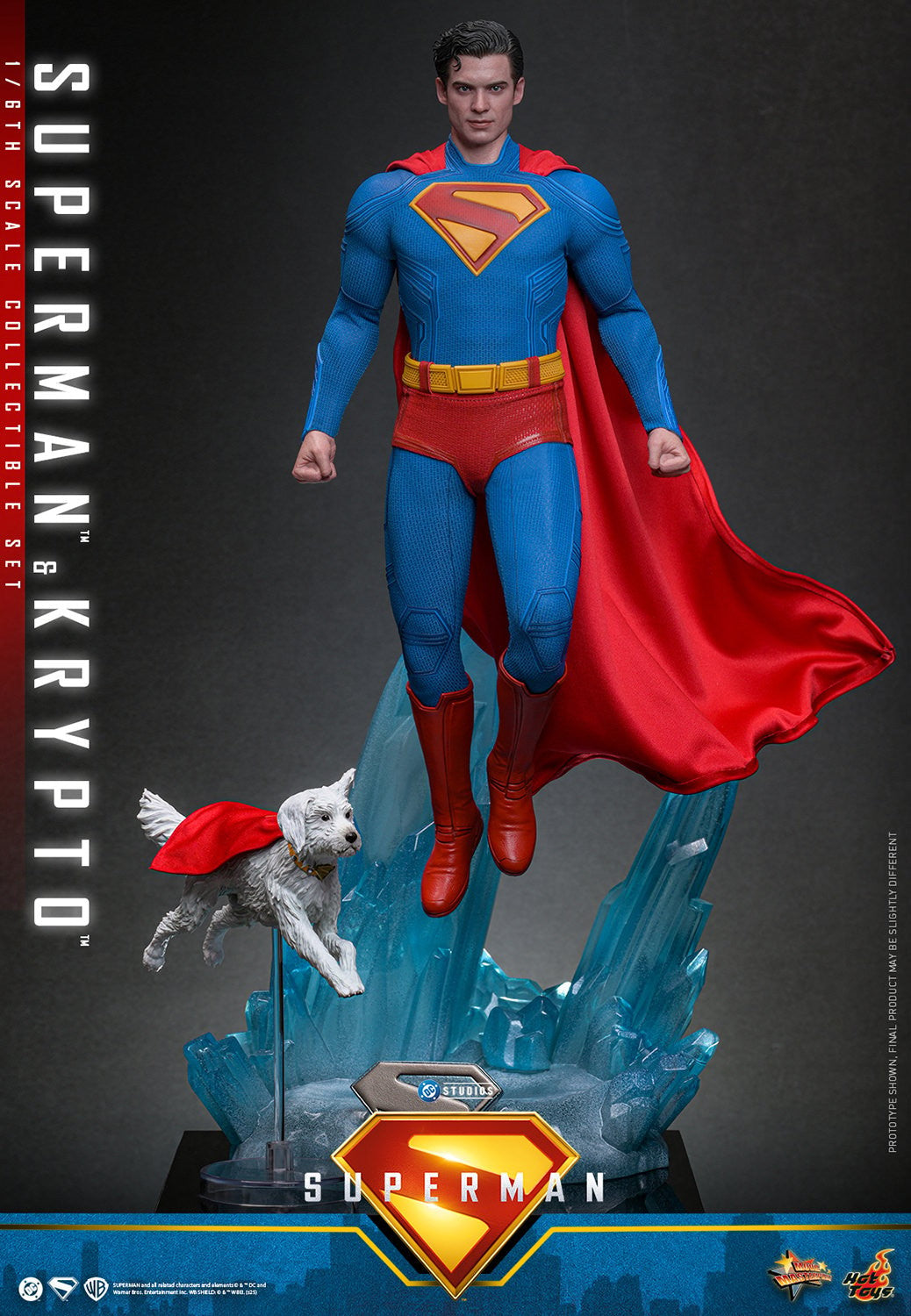 Superman (2025) & Krypto Sixth Scale Figure Set von Hot Toys