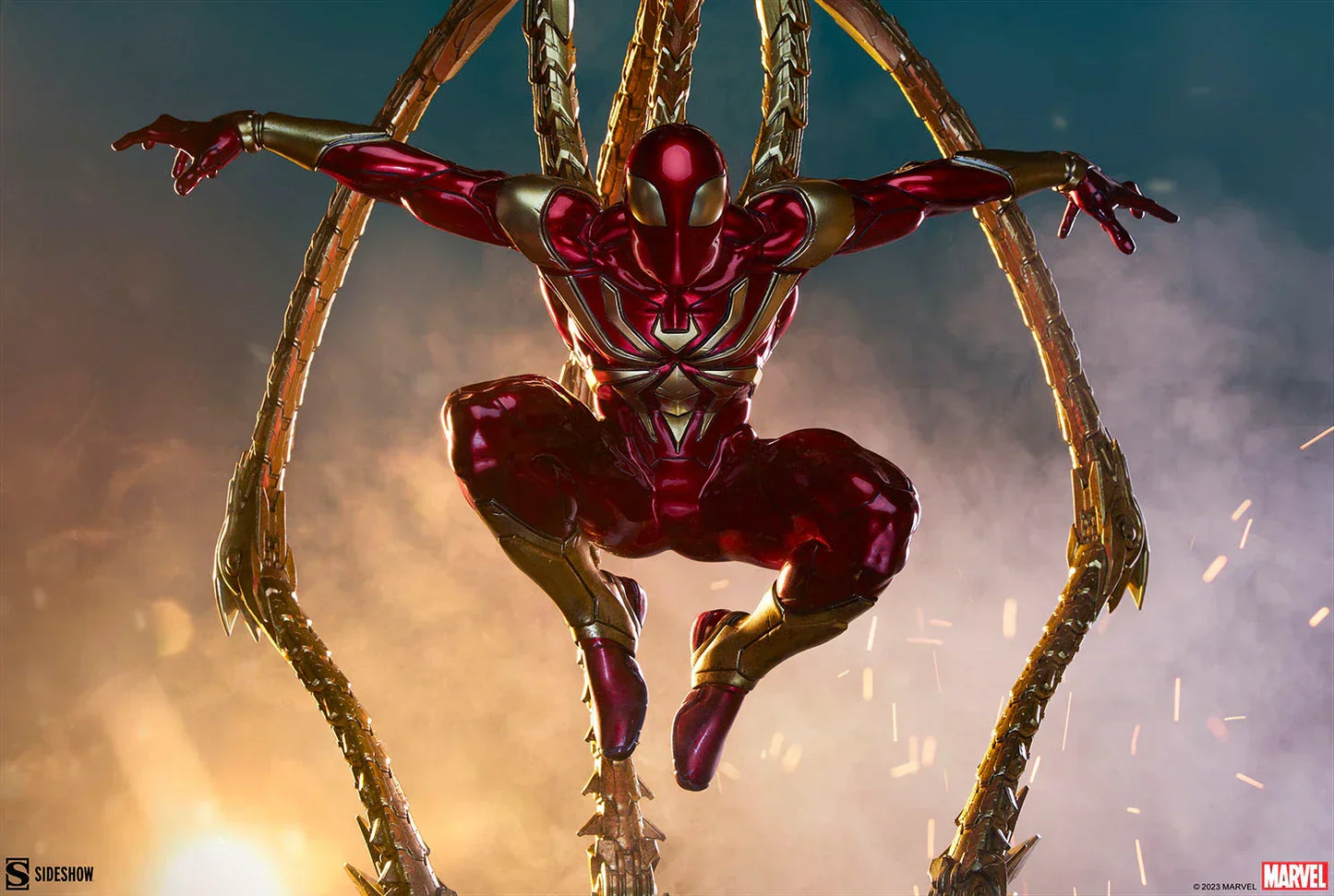 IRON SPIDER Premium Format Figur von Sideshow Collectibles