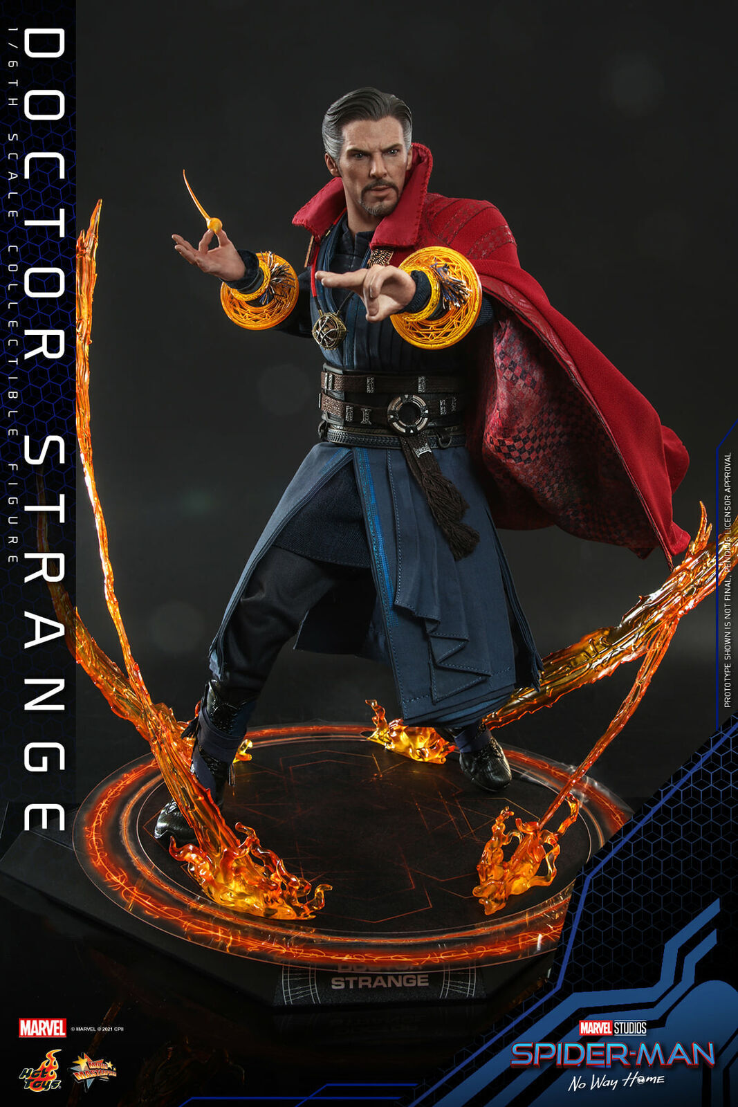 Hot Toys Spider-Man: No Way Home Dr. Strange Figur