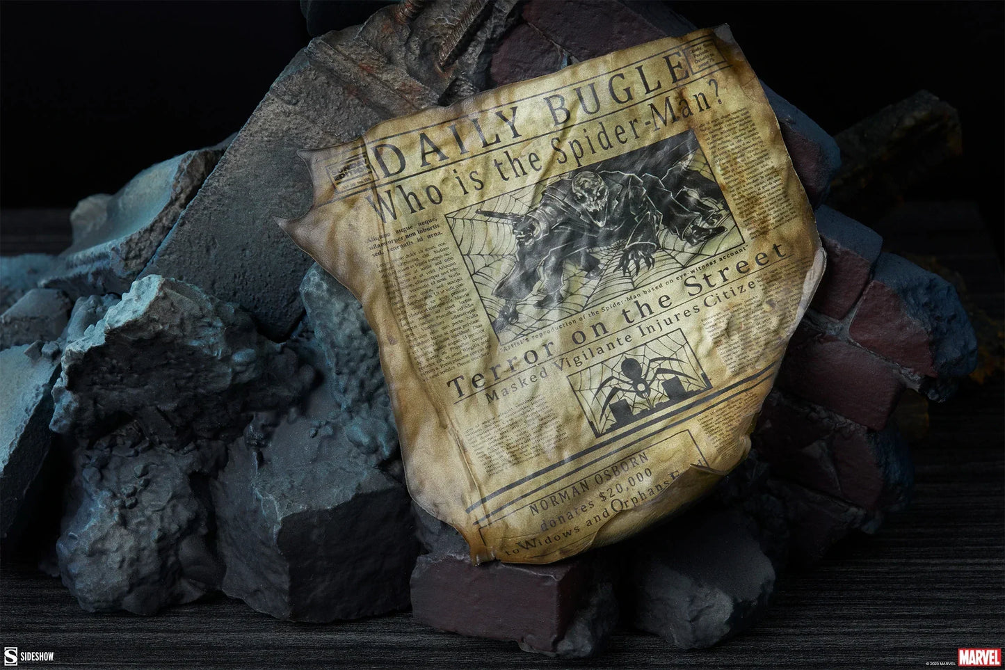 SPIDER-MAN: NOIR Premium Format Figur von Sideshow Collectibles