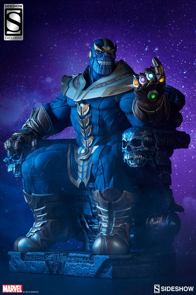 THANOS AUF DEM THRON Maquette von Sideshow Collectibles Exklusiv