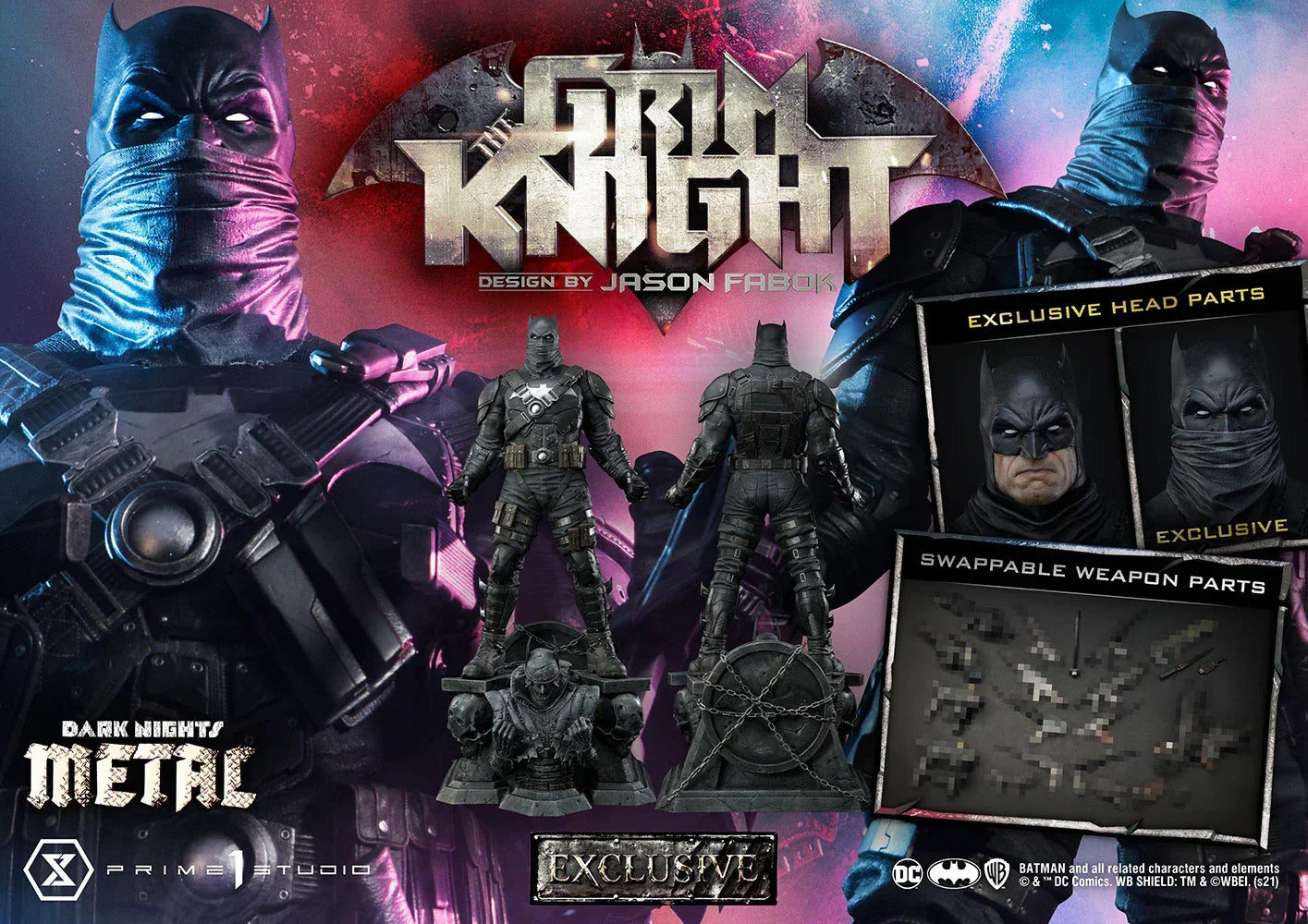 DIE GRIMMIGE RITTER Statues von Prime 1 Studio