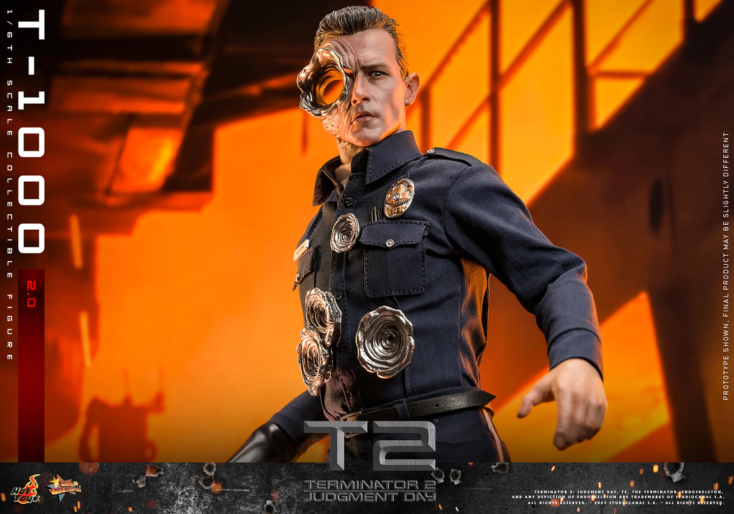 T-1000 (2.0) Sechster Maßstab Figur von Hot Toys