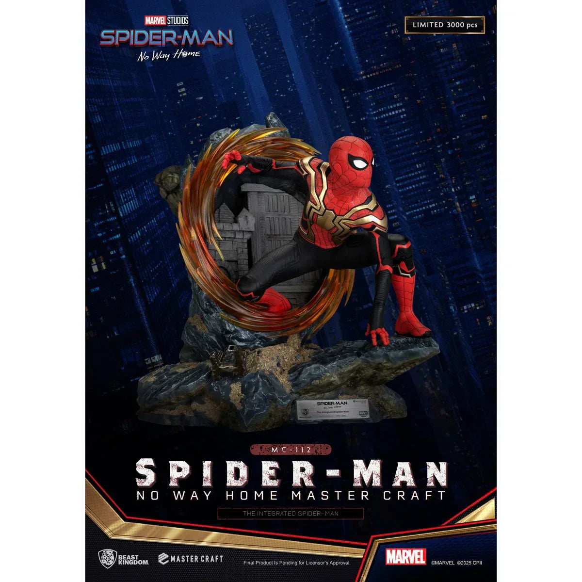 Spider-Man: No Way Home Die integrierte Spider-Man MC-112 Master Craft Statue