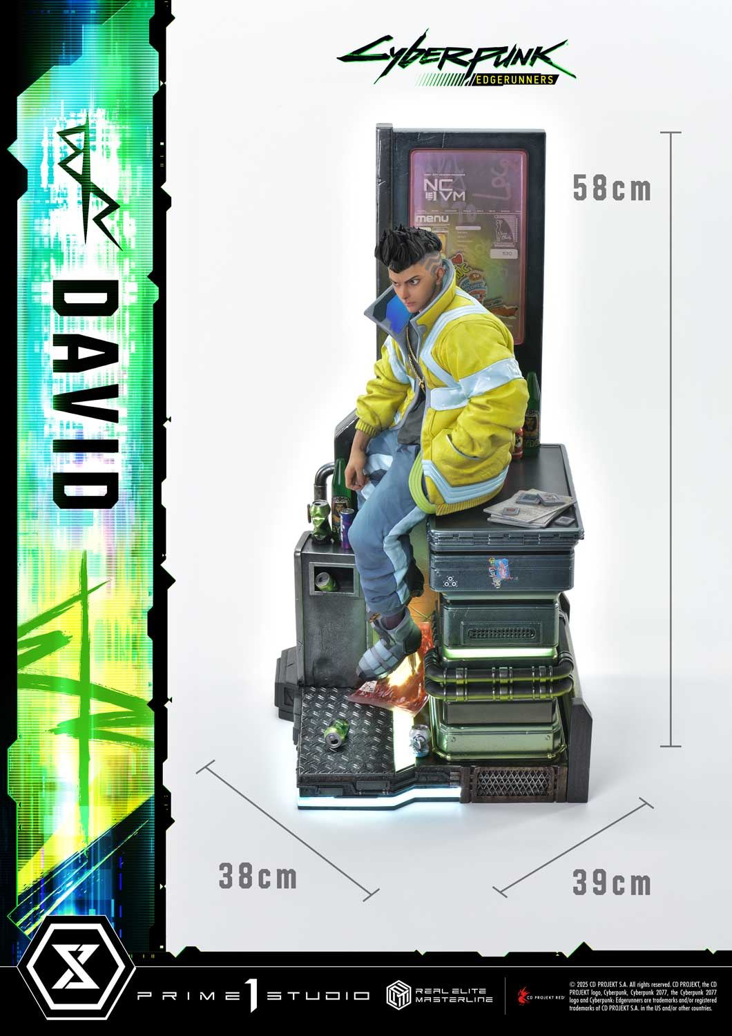 Cyberpunk Edgerunners David DX Bonus Version von Prime 1 Studio