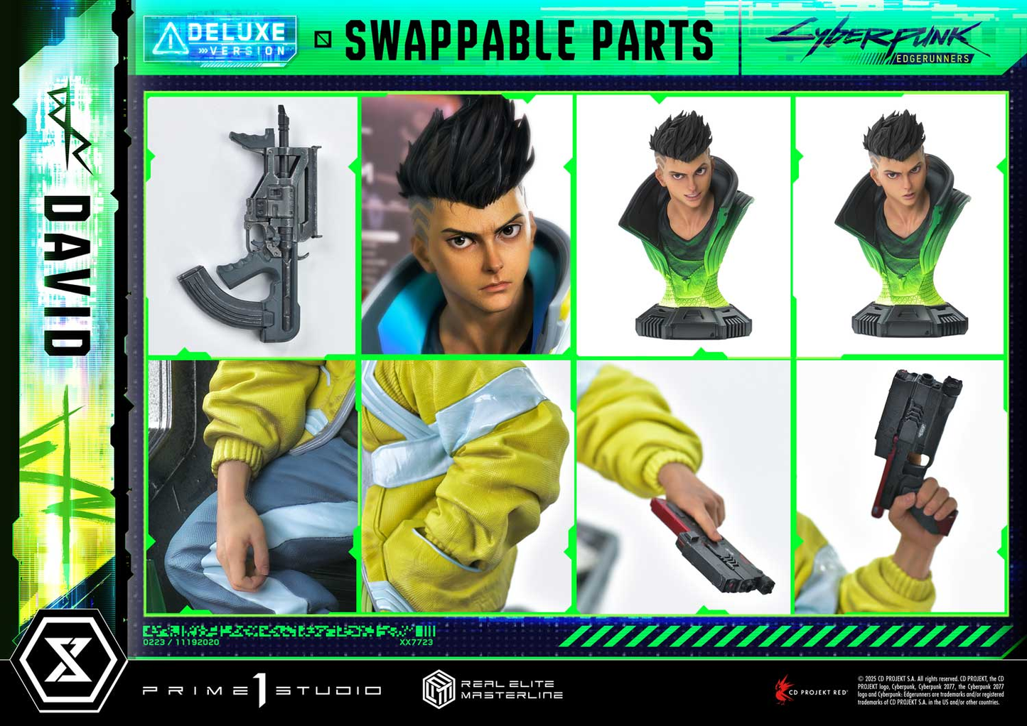 Cyberpunk Edgerunners David DX Bonus Version von Prime 1 Studio