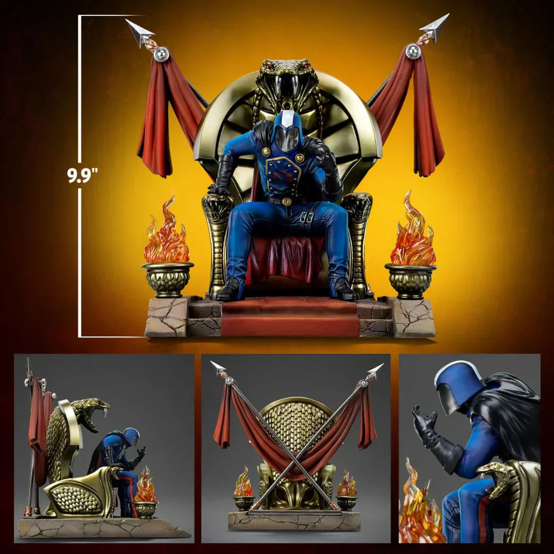 GIJOE Cobra Commander Statue von Iron Studios