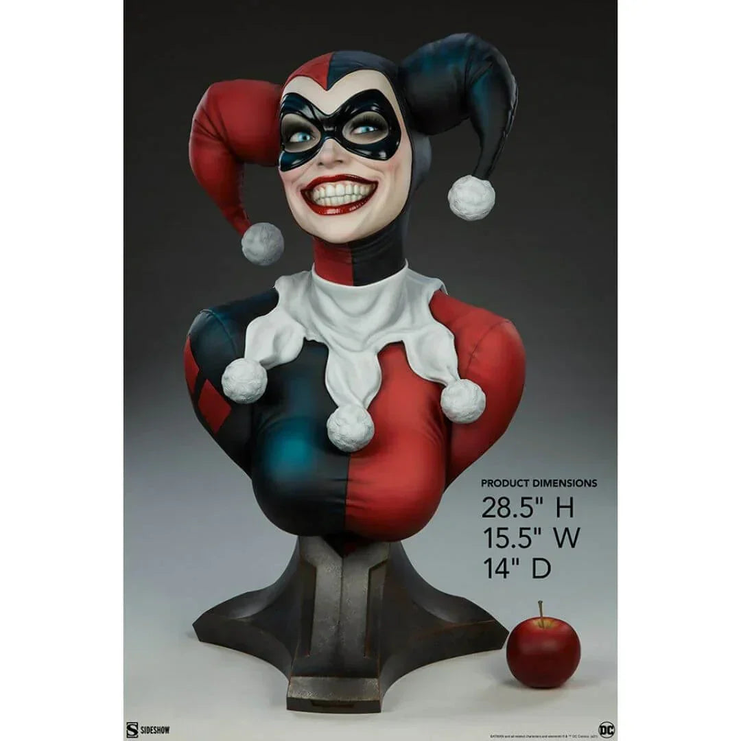 HARLEY QUINN Lebensgroße Büste von Sideshow Collectibles
