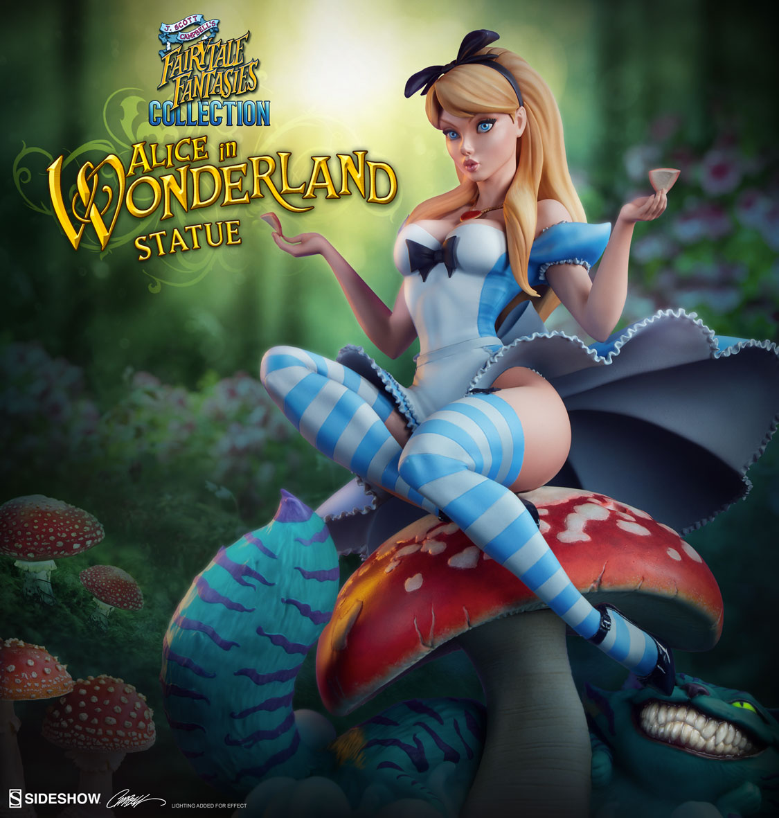 ALICE IM WUNDERLAND Statues von Sideshow Collectibles