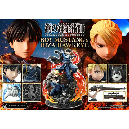 Fullmetal Alchemist Roy Mustang & Riza Hawkeye Dx Regular Version Statue von Prime1 Studio