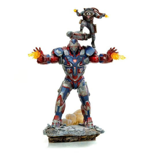 Avengers Endgame Iron Patriot und Rocket 1/10 Art Scale Statue