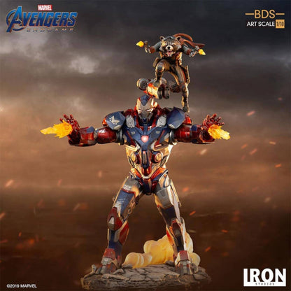 Avengers Endgame Iron Patriot und Rocket 1/10 Art Scale Statue
