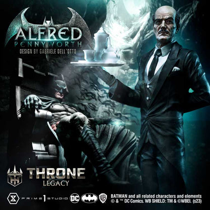 Alfred Pennyworth Throne Legacy Statue von Prime 1 Studios