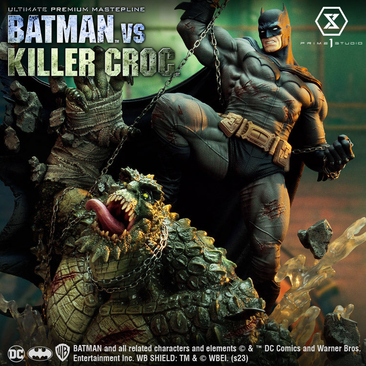 Dc Comics Batman Vs Killer Croc Statue Von Prime 1 Studio