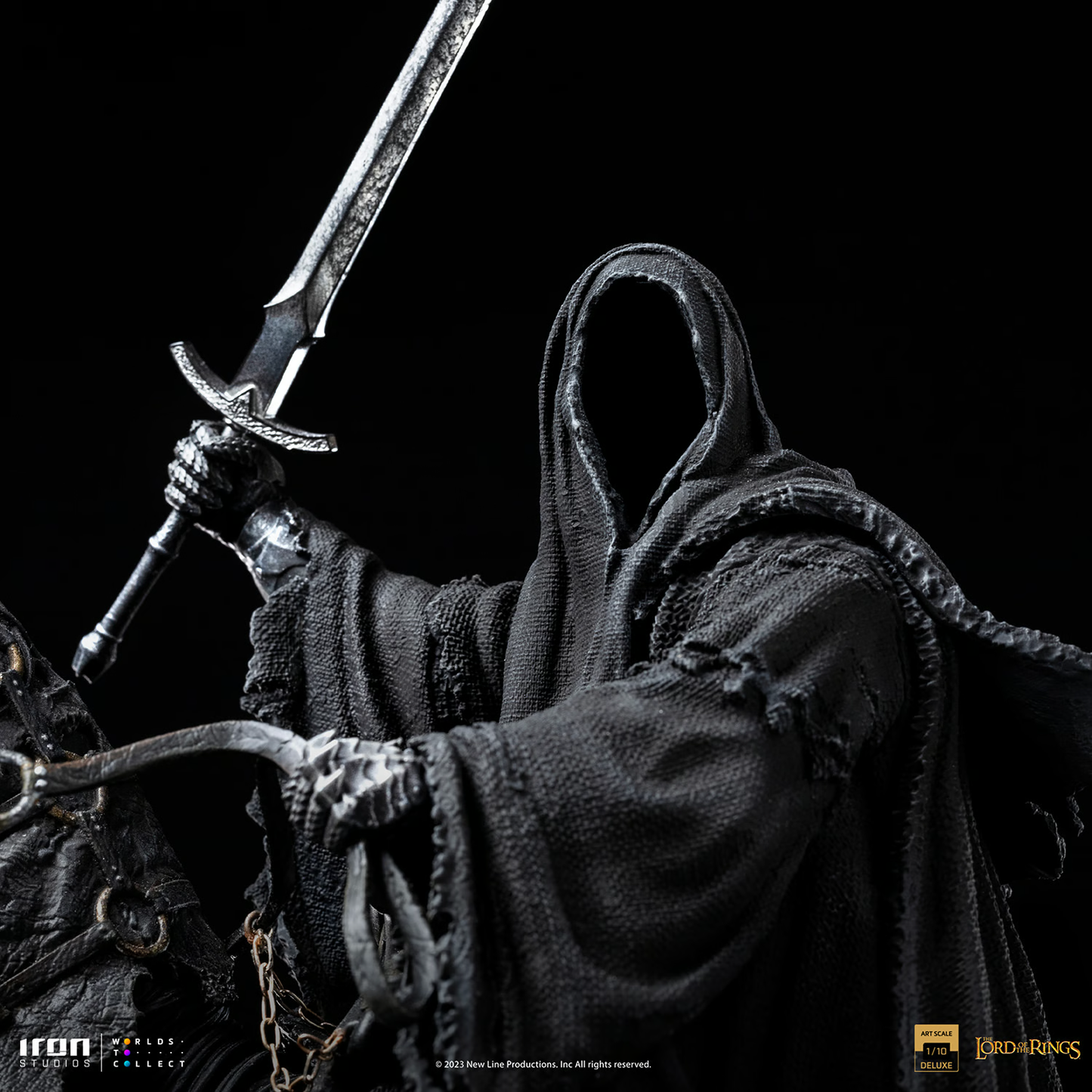 Nazgûl auf Pferd Deluxe Die Herr der Ringe Art Scale Statue