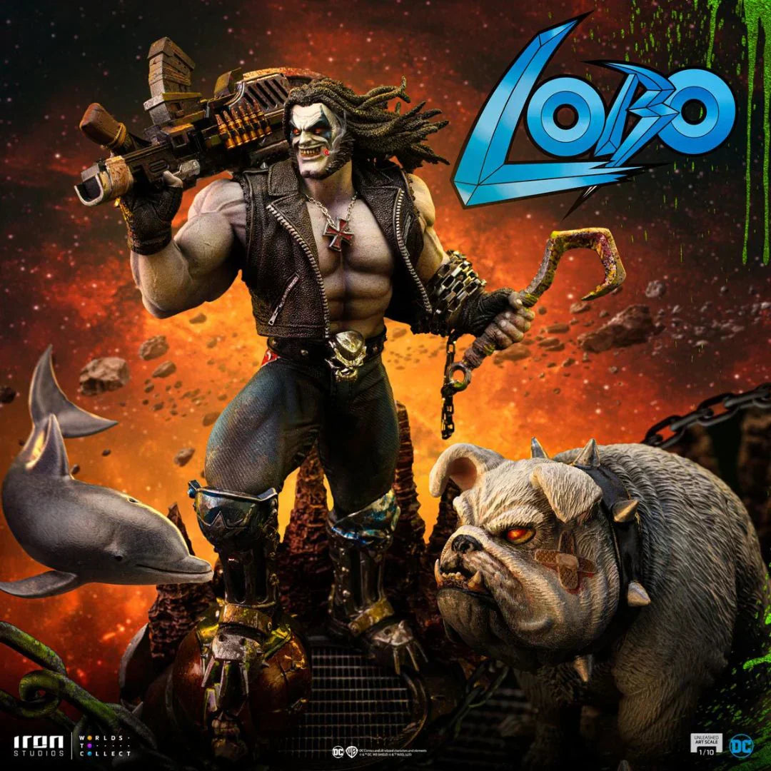Lobo Unleashed Kunststatue von Iron Studios