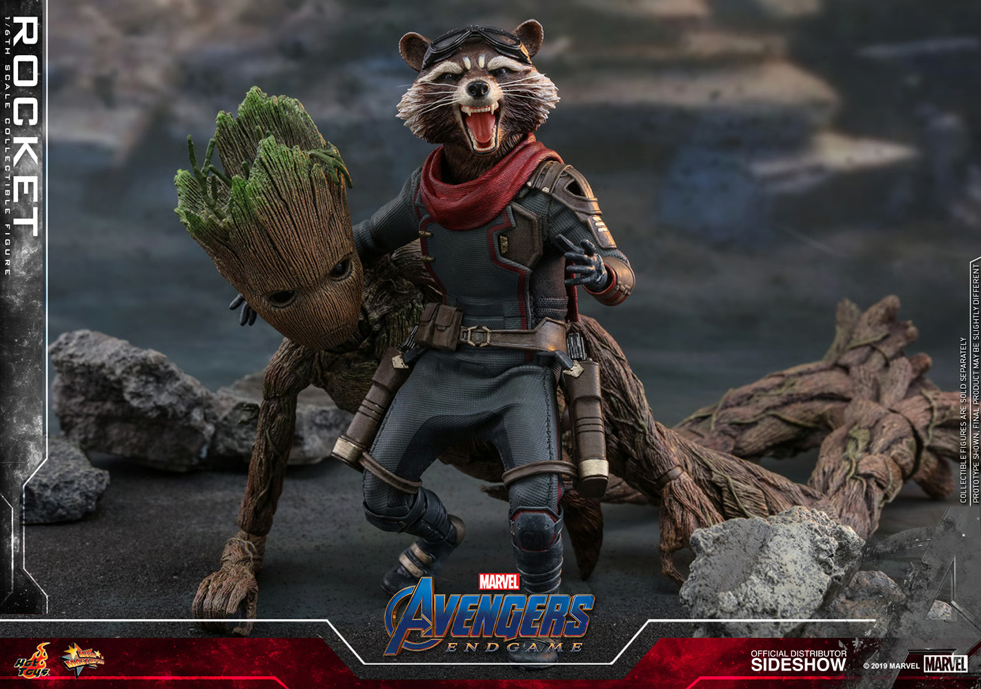 Rocket Sixth Scale Figur von Hot Toys