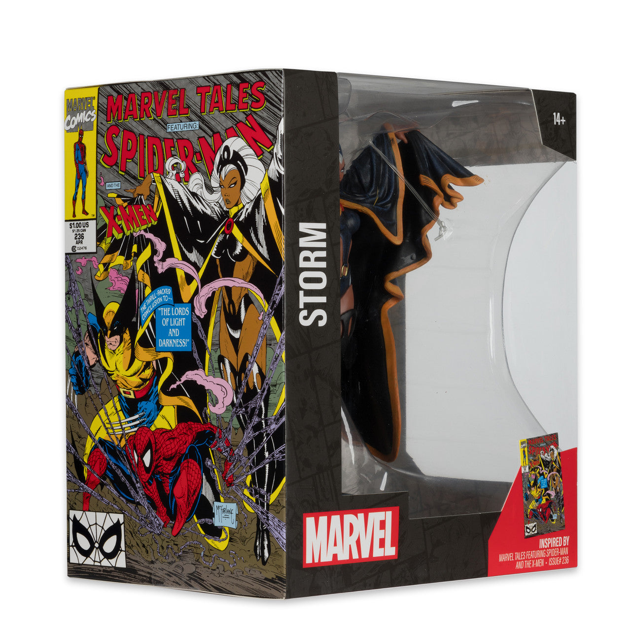 Storm (Marvel Tales Ft. Spider-Man und die X-Men) Sammlerfigur mit Szene von McFarlane