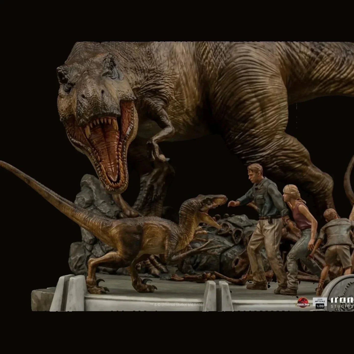 Jurassic Park - Die letzte Szene Diorama Demi Maßstab 1/20