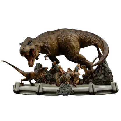 Jurassic Park - Die letzte Szene Diorama Demi Maßstab 1/20