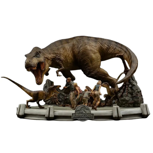Jurassic Park - Die letzte Szene Diorama Demi Maßstab 1/20