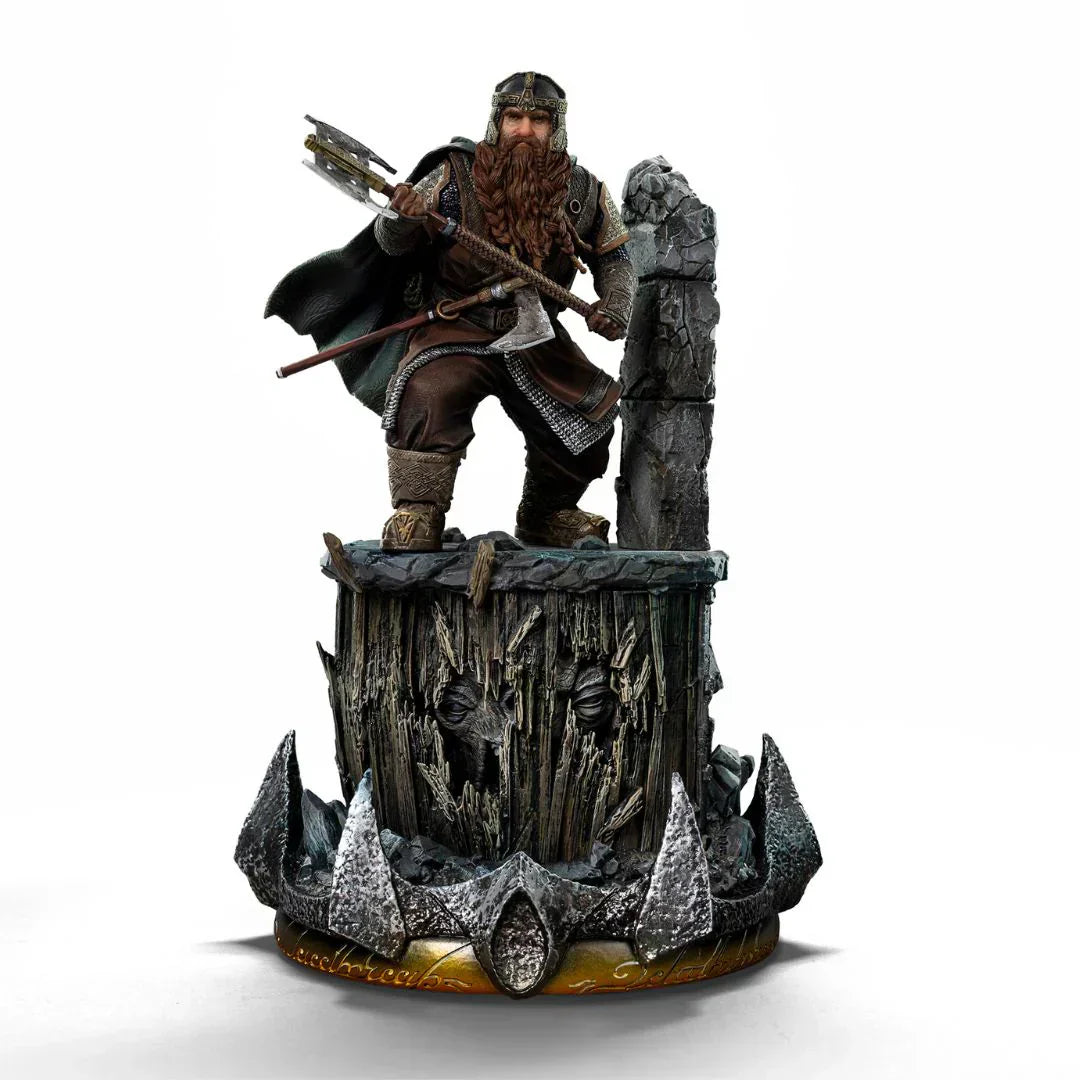 Der Herr der Ringe Gimli Unleashed Kunststatue von Iron Studios